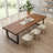Solid Wood Tabletop, Rectangular Dining Table