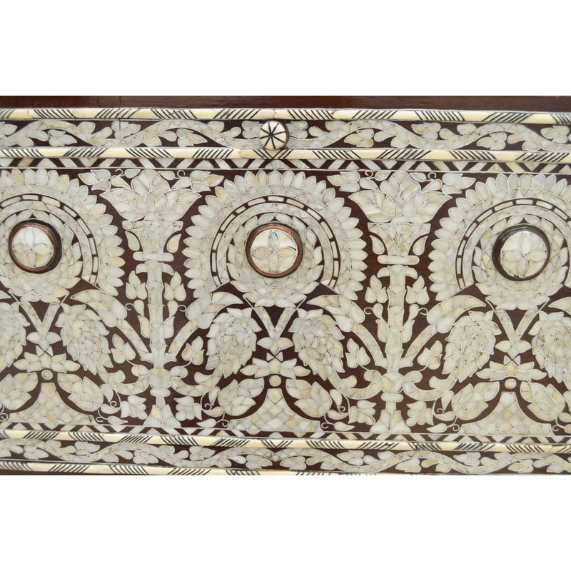 Syrian 39'' W Solid Wood Console Table