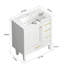 Meuble-lavabo de 30 po avec 1 porte à fermeture douce et 3-2046290013