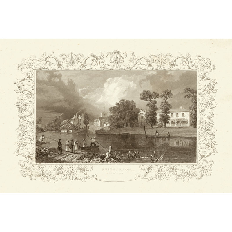 Views Of England II by Tombleson - Wrapped Canvas Print, 20cm H x 30cm W x 3.8cm D