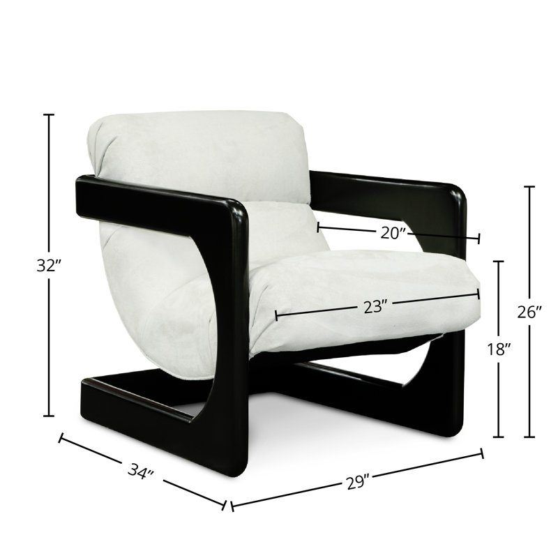 Jessie Leather Armchair, Ash Honey, Snowflake (Soft Touch)
