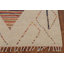 Tapis géométrique en laine fabriqué à la main à motif géométrique 6 x 10