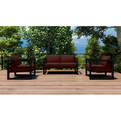 Avion 3 Piece Loveseat Set
