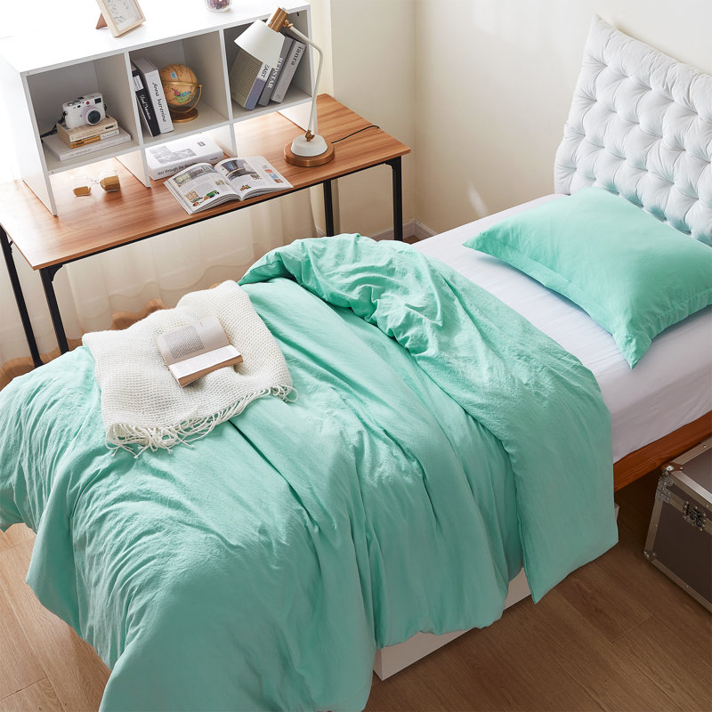 Ensemble d'édredon en duvet synthétique Ultra Cozy, Édredon pour très grand lit + 2 très grandes ta, Bleu sarcelle