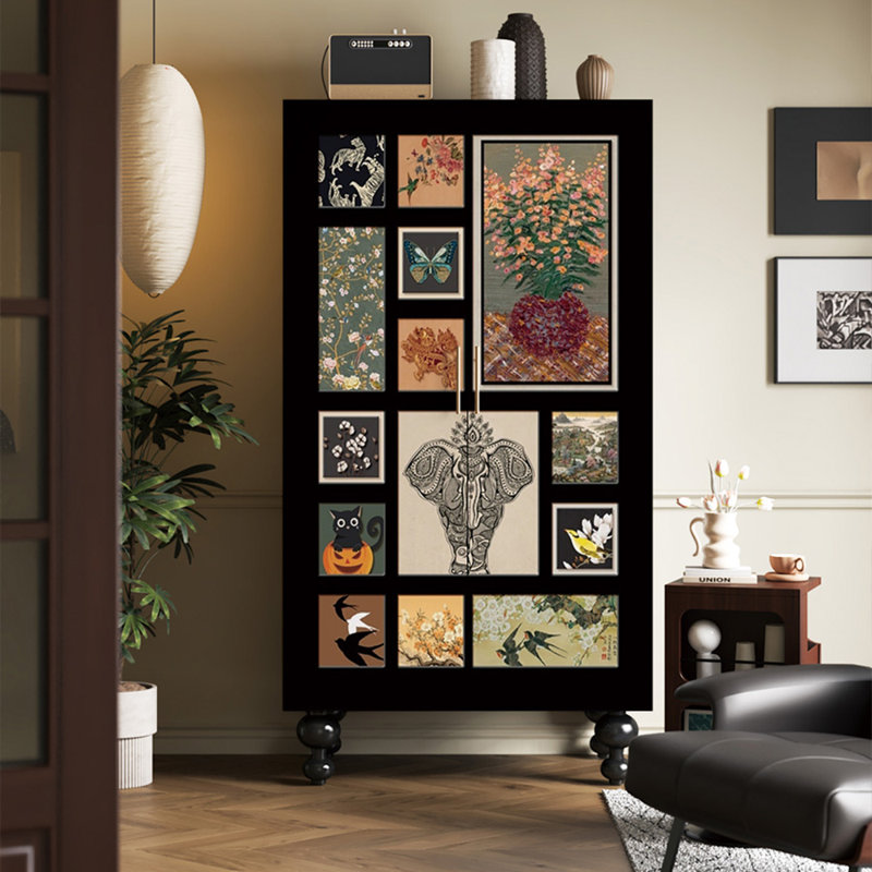 Armoire américaine en bois massif rétro