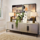 Hepworth 96" Wide Solid Wood Sideboard
