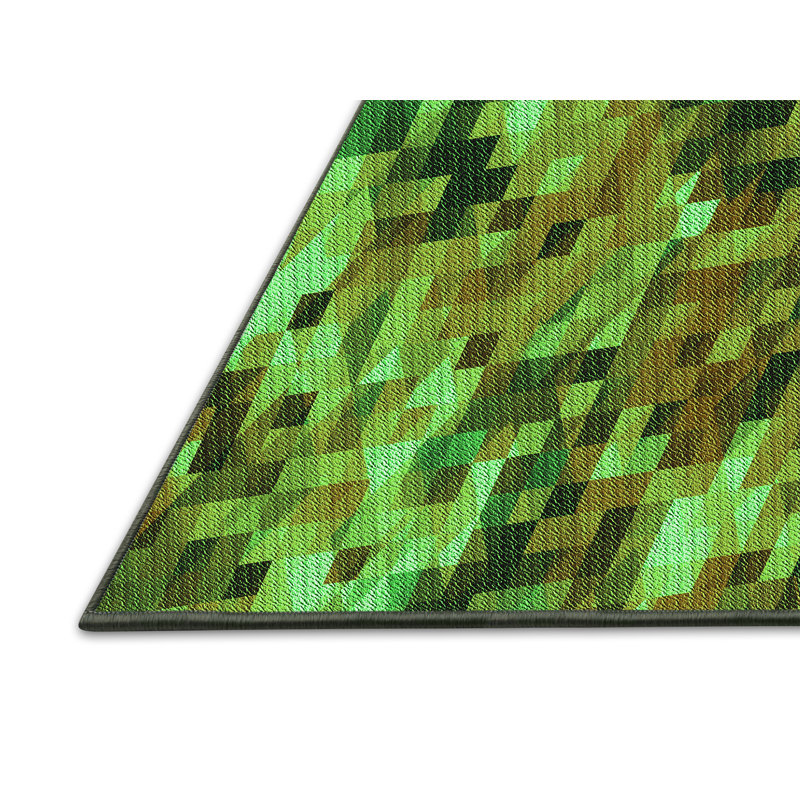 Abstract Indoor Rug, Rectangle 8' x 10'