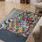 Chic Non Woven Soft Type Printed Rug Featuring a Mesmerizing Geometrical Pattern in Vibrant Hues for an Elegant Home Decor Refresh-125995065