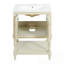 Meuble-lavabo avec lavabo, 2 portes et tablette ouverte-829673752