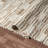 Beige/Ivory Contemporary Checkered Flatweave Wool Blend Indoor Area Rug-1620489708
