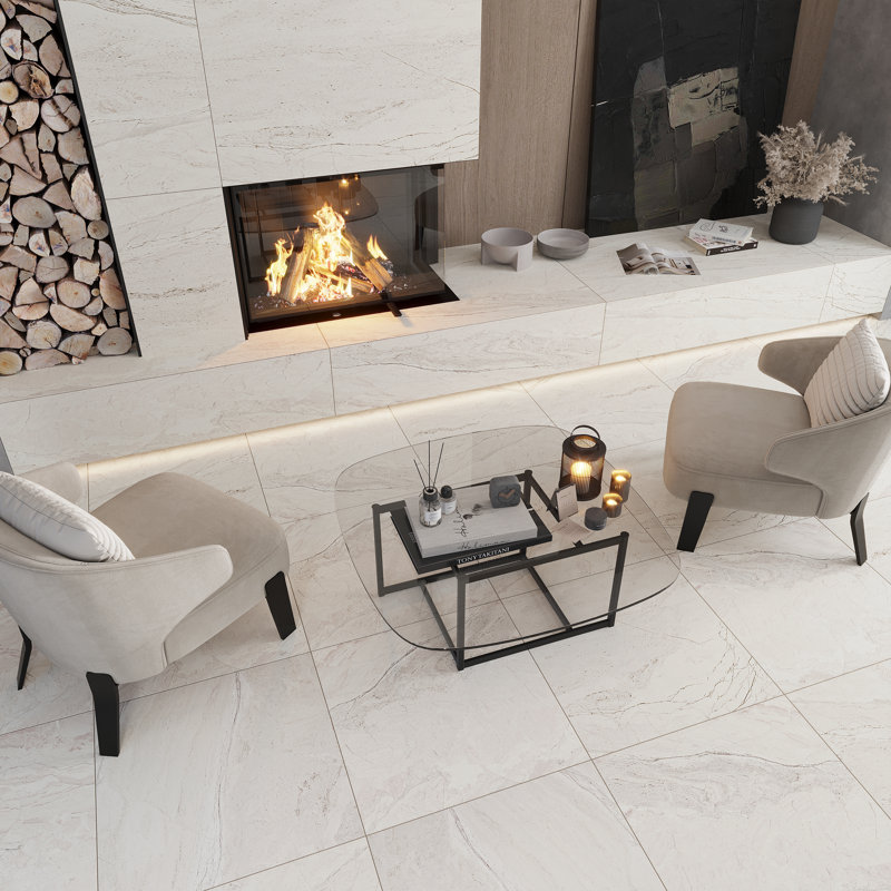 Splendor 23.62'' W x 23.62'' L Porcelain Singular Tile