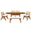 Ensemble de salle à manger extensible 6 pièces-31309023