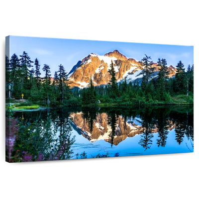Alvord Washington Trees Lake Reflection