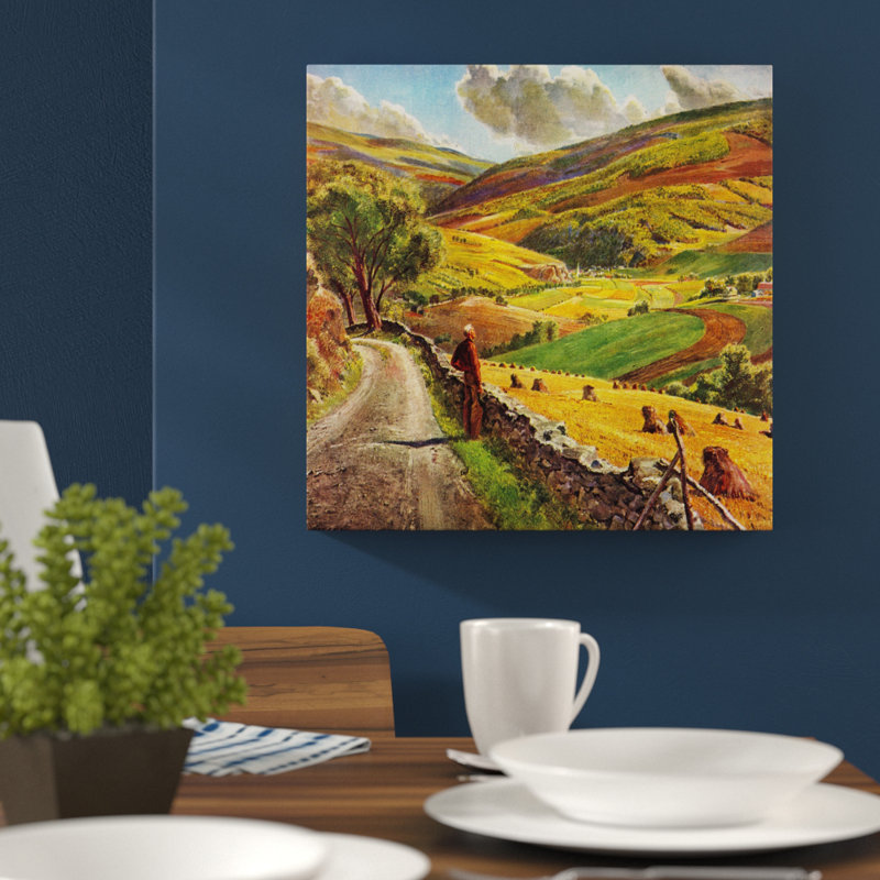 My Country Graphic by Marmont Hill - Wrapped Canvas Painting, 61cm H x 61cm W