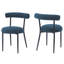 Chaises de salle à manger modernes et minimalistes, confortables et élégantes pour divers décors, ensemble de 2-2137936128
