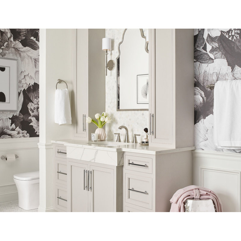 Halle Widespread Bathroom Faucet with Drain Assembly