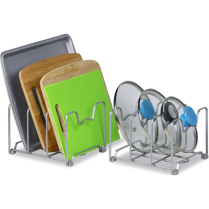 Cabinet Bakeware Organizer Rack Holder, 2 Pack