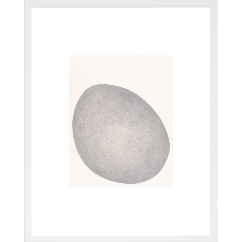 No. 272 Print by Katy Montica, White Framed Paper, 30" H x 24" W x 1.25" D