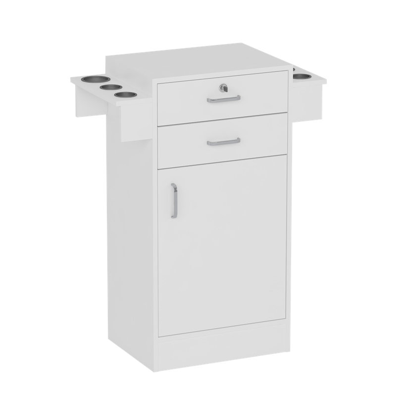 Porte-séchoir à vêtements Danio Beauty Salon, Blanc