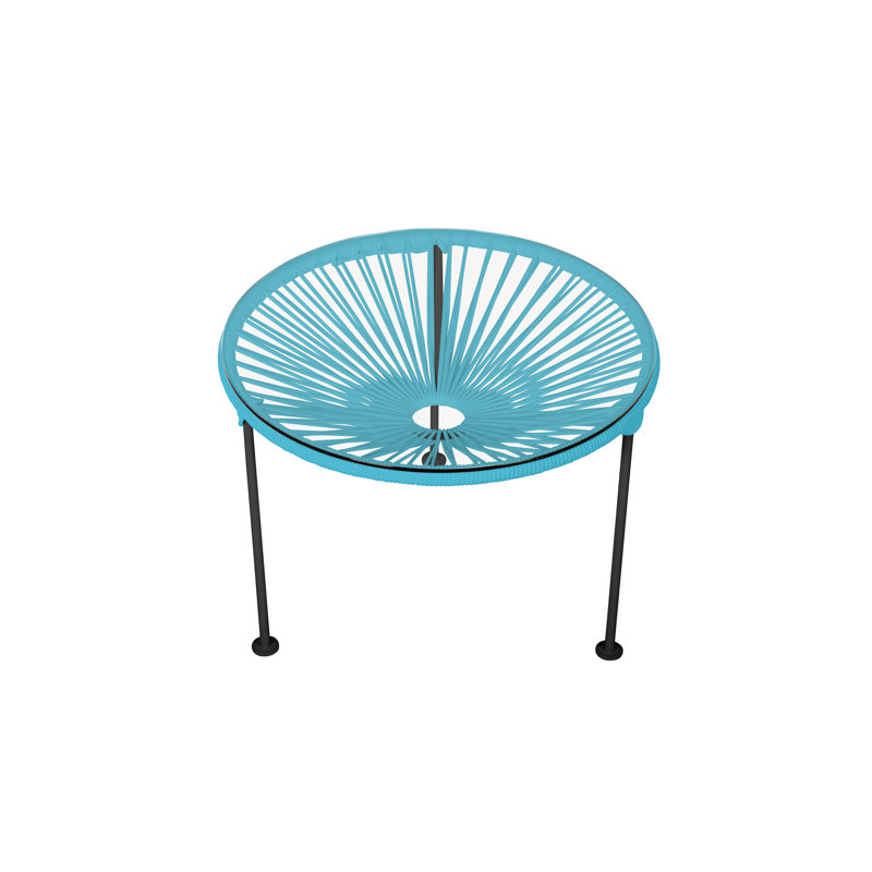 Table basse intérieure / extérieure Zicatela, Noir, Bleu