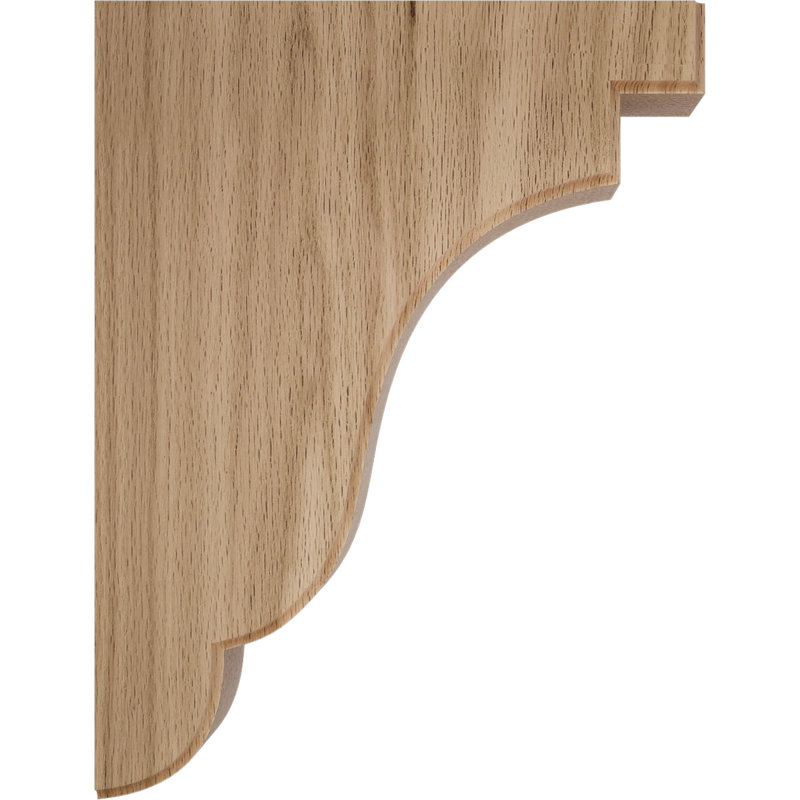 Support Bedford, Chêne rouge, 3,5 po X P 7,25 po X P 9,5 po H