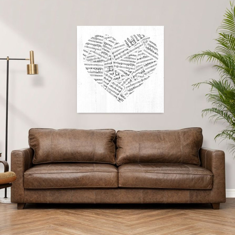 Music Is Love Abstract Contemporary Art, 36" H x 36" W