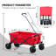 Chariot de jardin pliant sur mesure