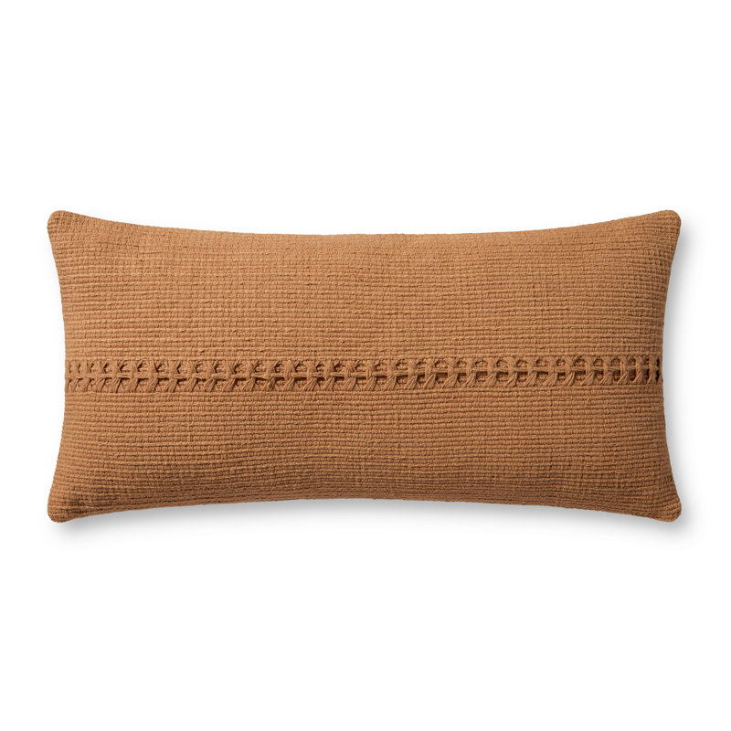 Chris Loves Julia Harvey Throw Pillow Cover, 27"H x 12"W x 4'D, Orange
