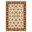 Rectangle: 9'10" x 13'2" - Cambridge Ivory / Red Kashan Rug