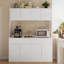 Armoire de cuisine avec comptoir pour four à micro-ondes l 63 po Calder-276646546