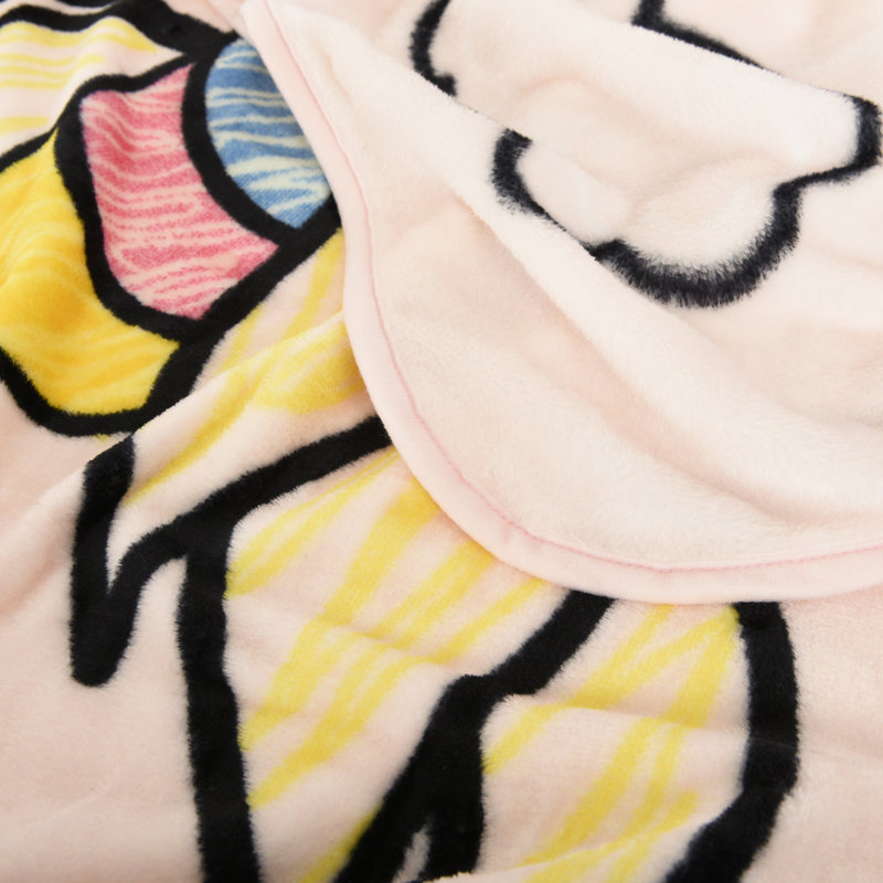 Jeté en peluche Emoji Unicorn