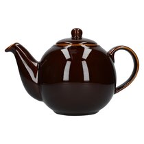 Farmhouse Small Teapot with Infuser, Ceramic, Rockingham Brown, 2 Cup (600  ml)