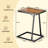 Wood Top C Table End Table (Set Of 2)