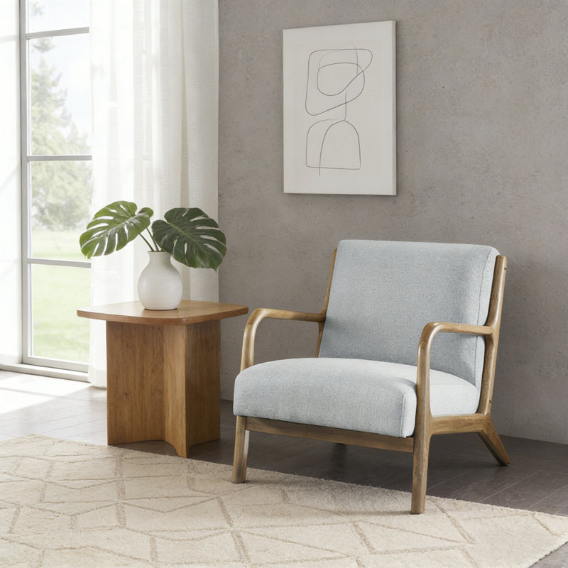 Lounge Chair, Light Blue