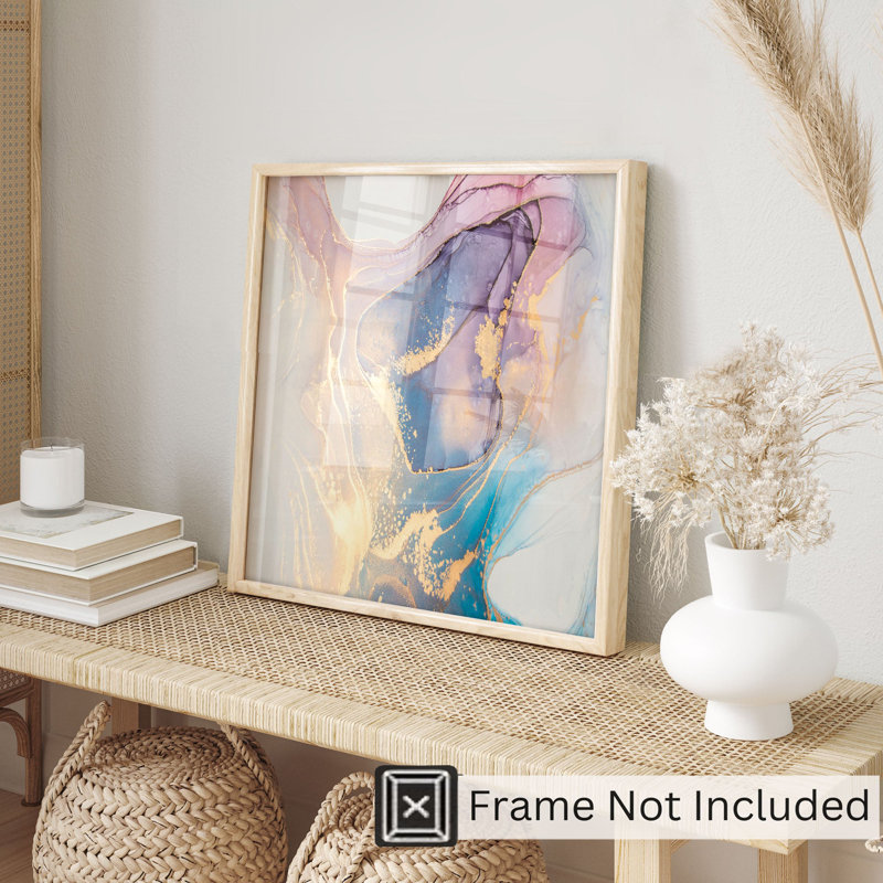 Abstract Abstract Love Modern Unframed Art Print, 10" H x 10" W