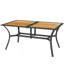 Table de salle à manger rectangulaire en faux bois Stable