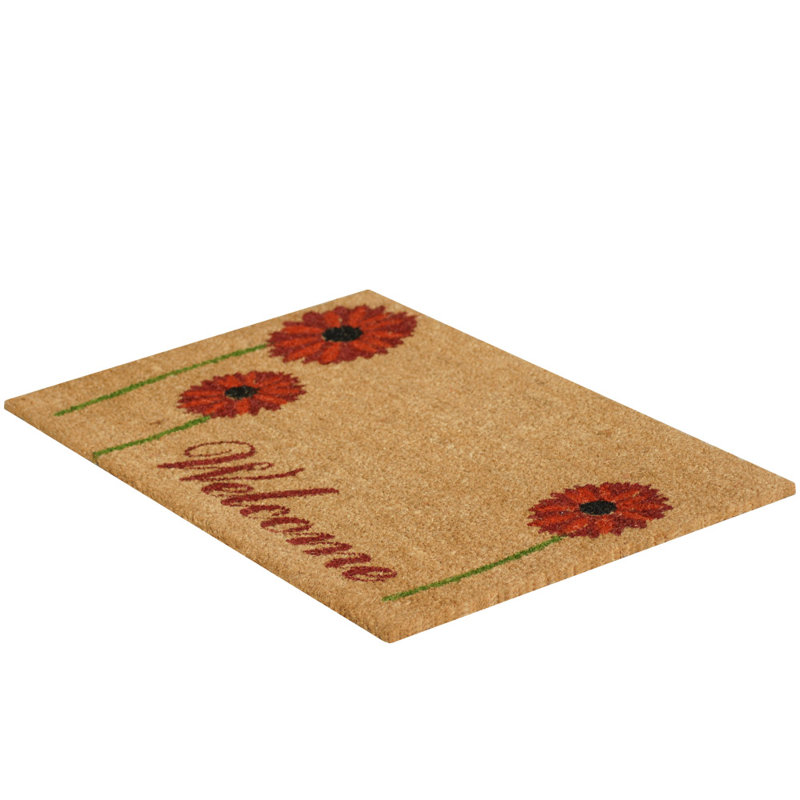 Mamigon Non-Slip Floral Outdoor Doormat