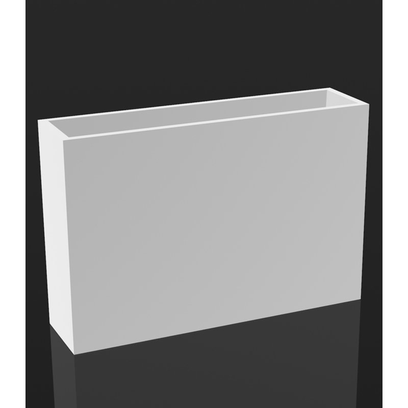 Wall Resin Planter Box, 31.5" H x 47.25" W x 11.75" D