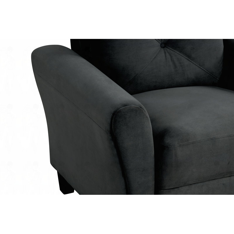 Canapé rembourré pour la chambre à coucher du salon, Black