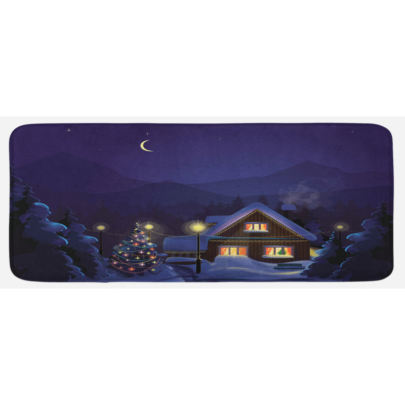 Traditional Polyester Kitchen Mat