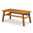 Patio Light Brown Wood Coffee Table
