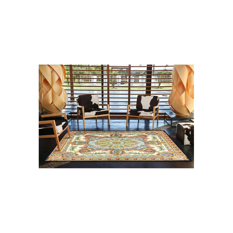 Tapis traditionnel traditionnel, Rectangle 5 pi 2 po x 7 pi 7 po