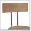 Tabouret de bar pivotant avec bois de sapin, siège en similicuir capitonné à losanges et hauteur réglable pour plus de confort et de style