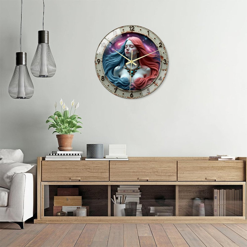 Horloge murale cosmique 16 po