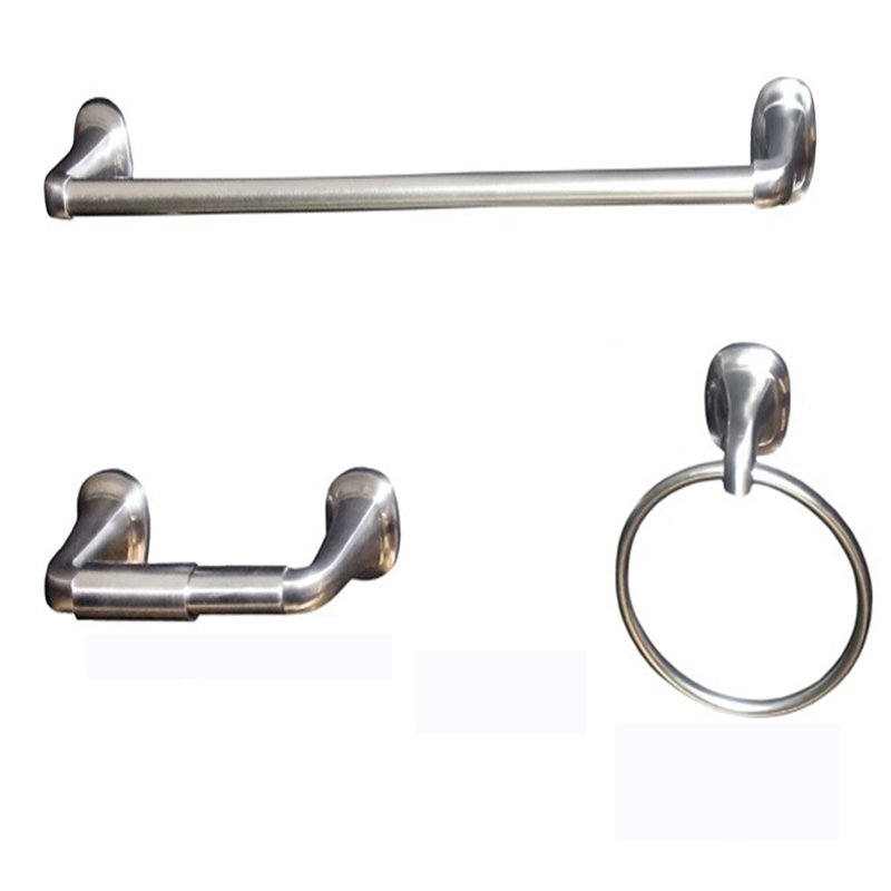 Belding 3 - Piece Bathroom Hardware Set, Satin Nickel