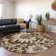 Premium Machine Washable Cerrito AMF551 Brown Rug