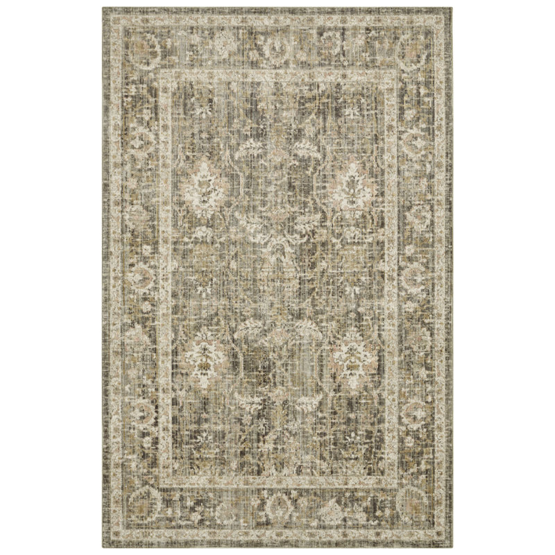 Luxor Black/Cream Indoor/Outdoor Rug, Rectangle 115 x 170 cm