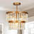 Abriell 4-Light 13.8'' Semi Flush Mount