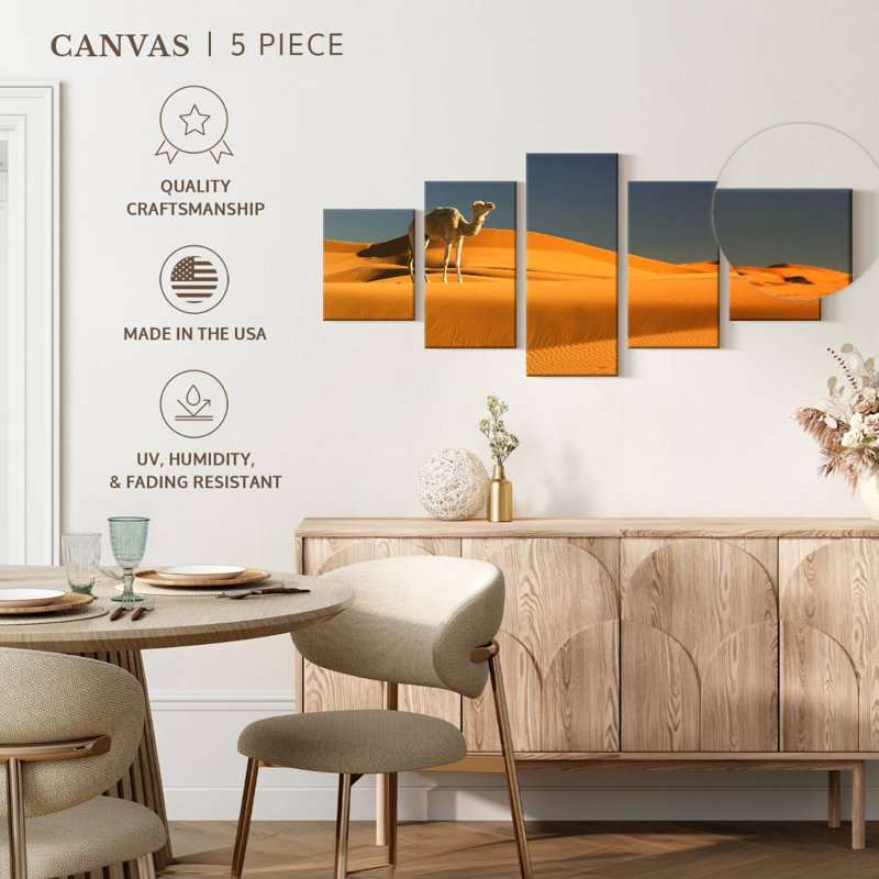 Sahara Desert Camel, 42" H x 92" W