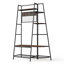 Portemanteau en fer avec banc et rangement pour chaussures-1247391578